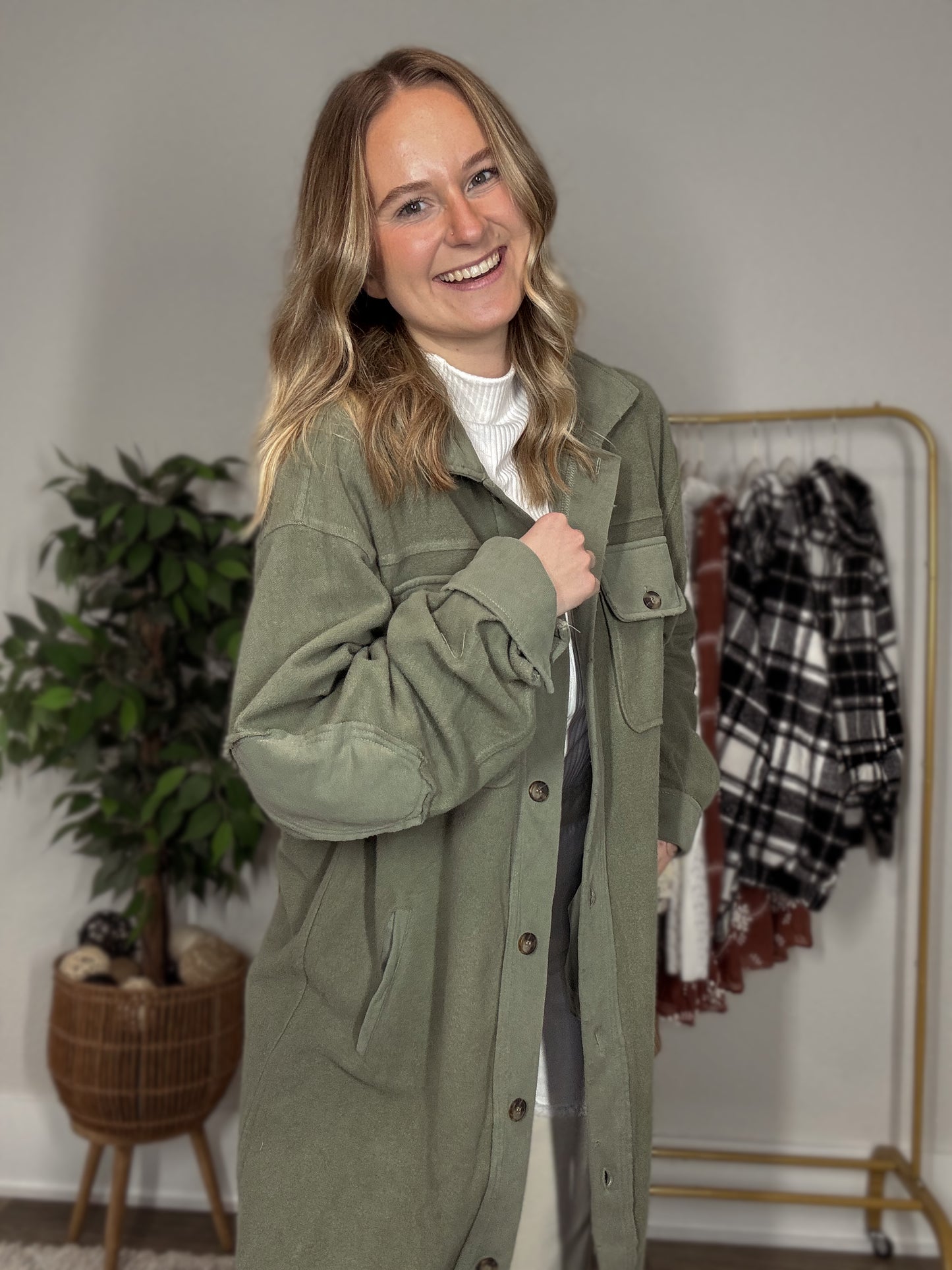 The Harlow Button Down Jacket