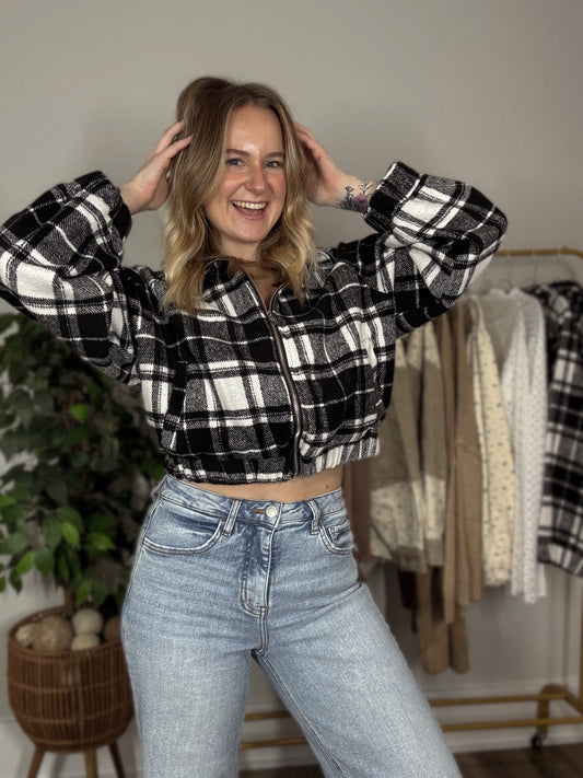 The Harper Zip Flannel