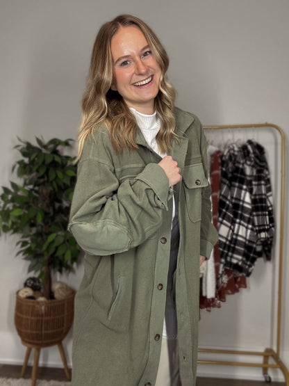The Harlow Button Down Jacket