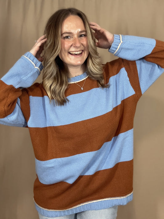Desert Sky Striped Sweater