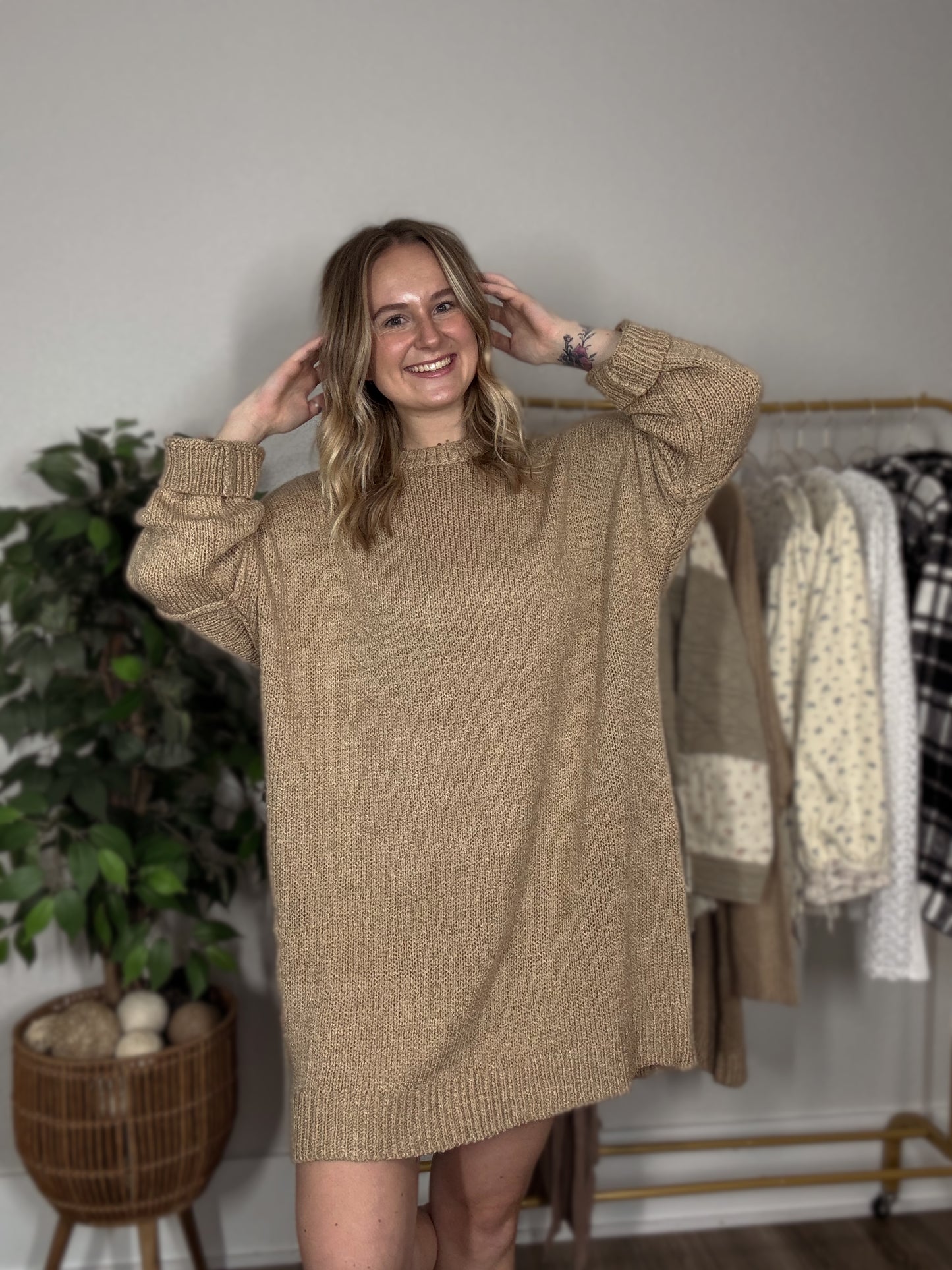 Sandstone Snuggle Dress