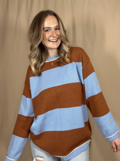 Desert Sky Striped Sweater
