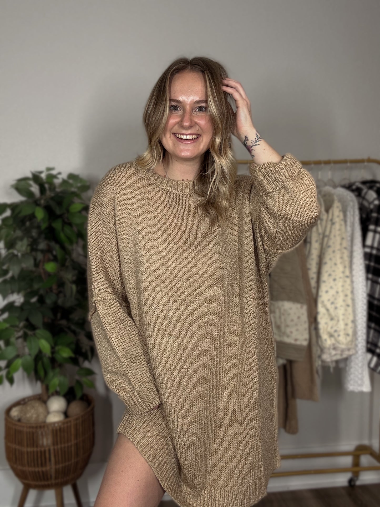 Sandstone Snuggle Dress