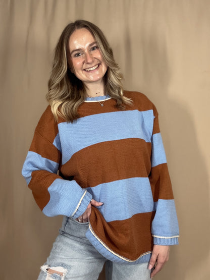 Desert Sky Striped Sweater